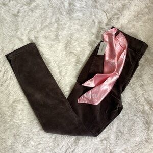Juicy Couture California Skinny Corduroy Pants with Scarf